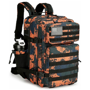Sac de tir tactique robuste à compartiments multiples, logo personnalisé OEM, sac à dos tactique de couleur unie - Product Image 6