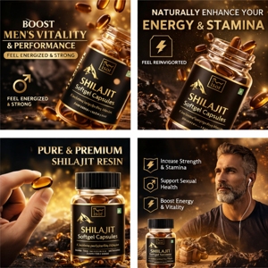 Capsules de Shilajit OEM en gélules molles, 100% résine de Shilajit pure avec acide fulvique pour l'énergie, la résistance et le soutien quotidien du bien-être - Product Image 6