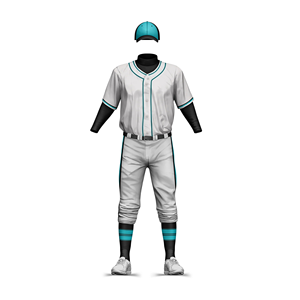 Conjunto de Uniforme de Béisbol para Hombre, Blanco, Negro y Amarillo, Nombre y Número Personalizados, Manga Corta, 100% Poliéster Sublimado, Cuello en V, Absorbe la Humedad - Product Image 5