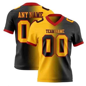 Camiseta de Fútbol Americano Sublimada Personalizada con Nombre y Número del Equipo, Camisetas de Fútbol Transpirables de Poliéster - Product Image 1