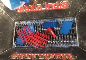 Broyeur de plastique dur à double arbre, capacité de broyage de 500 kg/h, broyeur de plastique industriel d'un fournisseur indien - Product Image 3