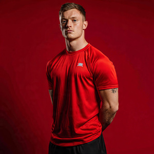 T-shirt de sport à manches courtes pour homme, séchage rapide, pour la course à pied, l'entraînement et la gym - Product Image 1