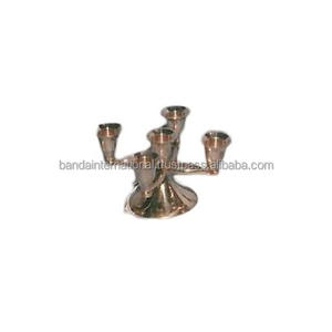 High Quality Brass Table Decorative <b>Candle</b> Taper Holder With <b>Gold</b> Finished For Home Decor For Office Decor - Product Image 3
