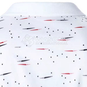 Polo imprimé décontracté pour homme, tissu léger, respirant, tenue élégante pour tous les jours - Product Image 6