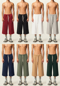 Premium Men's <b>Shorts</b> High Quality Elastic Waist Street Wear Drop Crotch Cotton <b>Sweatpants</b> Baggy <b>Sweatpants</b> <b>Shorts</b> For Men - Product Image 5