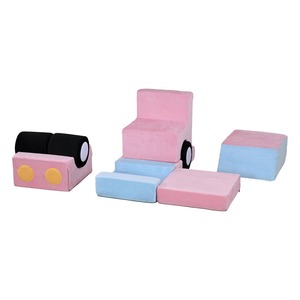Sofá Modular de Espuma para Niños Pequeños con Bloques Ecológicos de PU y Juguetes de Escalada para Sala de Estar y Uso Escolar - Product Image 4