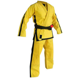 Uniforme de Jiu Jitsu más vendido, recién llegado, uniformes de BJJ hechos a medida, 100% algodón, color sólido, uniforme de BJJ para adultos con logotipo personalizado - Product Image 6