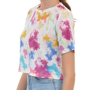 Top corto para mujer, material suave, ajuste cómodo, estilo sencillo para el día a día, ropa informal - Product Image 3