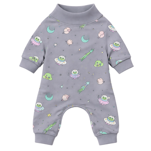 Dog Pajamas Onesie Alien Print Soft Stretch Pet Sleepwear Cozy Breathable All Season Nightwear For Small Medium Dogs Indoor Use - Product Image 4
