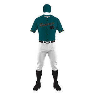 Produit le plus vendu : uniforme de baseball, fabrication professionnelle, vêtements d'équipe, ensemble maillot et pantalon de baseball, faible MOQ - Product Image 2