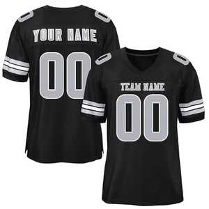 Camiseta de Fútbol Americano de Buena Calidad, Hecha a Medida, Nuevo Diseño, 100% Poliéster, Transpirable, Manga Corta - Product Image 2