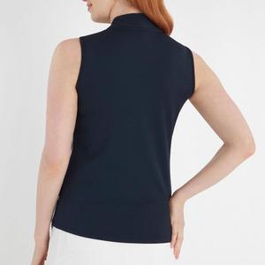Polo sans manches pour femme de qualité export, tissu respirant, coupe ajustée, vêtements pour la vente en gros - Product Image 1