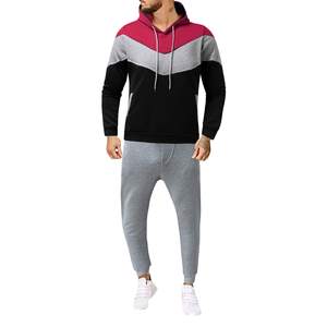 Service ODM personnalisé, ensemble de jogging pour homme sur mesure, haute qualité, ensemble 2 pièces pour homme, ensemble de jogging personnalisé effet délavé - Product Image 2