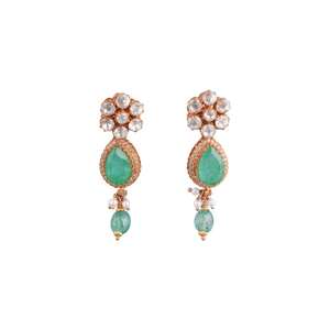 Exquisito Conjunto de Collar y Pendientes de Plata de Ley 925 con Esmeralda Gajaah, Joyería de Plata Pura para Novias y Fiestas, para Mujer, Compromiso - Product Image 4