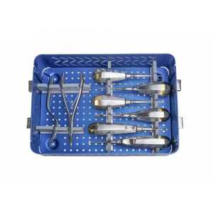 Kit Profesional de Instrumentos para Cirugía Ortopédica con Elevadores, Retractores y Pinzas - Product Image 2