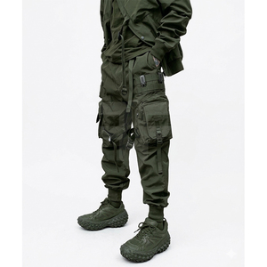 Pantalones Deportivos para Hombre, Estilo Cargo, Casuales, Hip Hop, con Bolsillos, Pantalones de Chándal, Ropa Urbana - Product Image 1