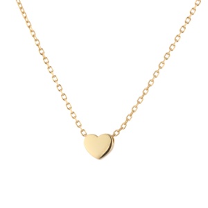Joyería de plata 925 plata esterlina corazón colgante collar mujer chapado en oro plata joyería collar mujeres niños joyería - Product Image 4