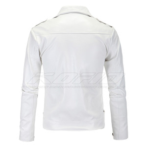 เสื้อแจ็คเก็ตหนังผู้ชายคุณภาพสูง ทรงเข้ารูปทันสมัย หนังนุ่ม สวมใส่ได้ทุกวัน เสื้อแจ็คเก็ตหนังผู้ชาย - Product Image 2