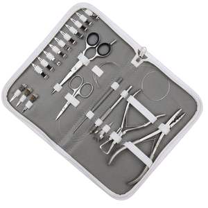 Kit de Herramientas Profesionales de Acero Inoxidable para Extensiones de Cabello ZYDAR SPORTS, Alicates de Micro-Enlace de Fijación Fuerte, Tijeras, Peines, para Instalación - Product Image 3