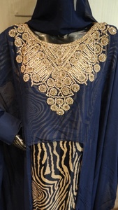 Imágenes de los Últimos Diseños de Burka, Ropa Islámica Turca, Caftán Marroquí Étnico Vintage Bordado - Product Image 2