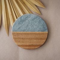 Sous-verres en marbre de luxe, sous-verres en pierre, sous-verres en marbre et bois, sets de table pour le thé à prix d'usine très avantageux