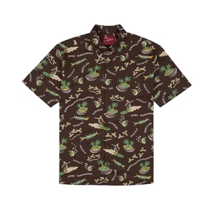 เสื้อเชิ้ตพิมพ์ลายอโลฮาสำหรับฤดูร้อนของผู้ชาย น้ำหนักเบา ระบายอากาศได้ดี สวมใส่สบาย - Product Image 1
