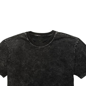 Camiseta con Efecto Ácido de Nuevo Diseño 2026, Camiseta de Color Sólido Personalizada de la Mejor Calidad, Camiseta Oversize Lisa con Efecto Ácido - Product Image 6