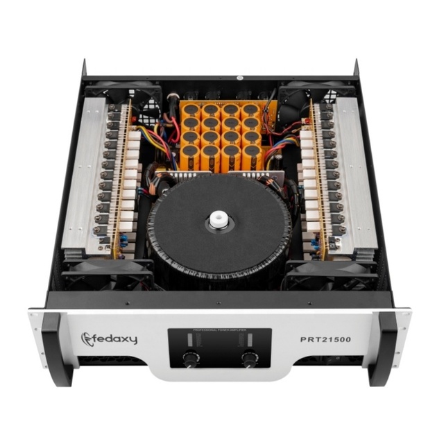 Music Studio Equipment Sound Amplifier 3U Class H 2 Channel 2x1500w 2250w Power Mixer Professional Amplifier