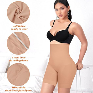 Faja moldeadora de piernas premium con compresión de cintura alta para curvas suaves y soporte cómodo durante todo el día - Product Image 6