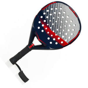Raquettes de padel en fibre de carbone premium, mousse EVA dure 18k, finition mate, pour adultes, entraînement professionnel, forme goutte d'eau - Product Image 3