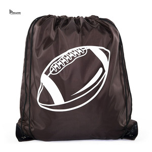 Custom Relevo Printed Waterproof Drawstring Sports <b>Backpack</b> Gym Sack Bag for Football <b>Training</b> Travel Storage - Product Image 2