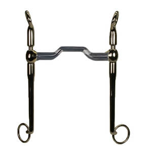 Bocado de caballo tipo Curb de boca cuadrada con vástago deslizante Bowman, estilo Western, el más vendido, precio económico 2026 - Product Image 1