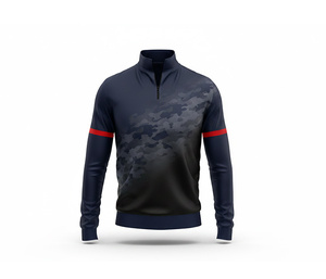Custom Soccer Team Water Zip Jacket Wholesale Jacket Manufacturer <b>Men</b> Women Youth Sportswear Quick Dry Team <b>Pullover</b> - Product Image 1