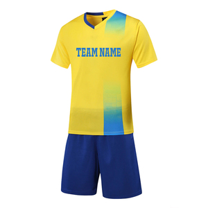 Vêtements de football de haute qualité fabriqués en usine OEM, prix imbattable, nouveau design, avec logo personnalisé, ensemble de maillots de football pour hommes - Product Image 1