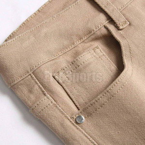 Pantalones Cortos de Mezclilla Casuales para Hombre, Transpirables, Suaves, de Punto, con Cordón Ajustable, de Corte Relajado, de Secado Rápido, para Viajes al Aire Libre, Moda Urbana - Product Image 4