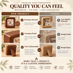 Luxury Solid <b>Wood</b> Picture <b>Frame</b> – Natural Wooden <b>Photo</b> <b>Frame</b> - Product Image 3
