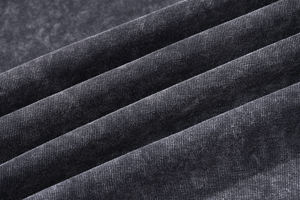 T-shirt en coton 100% de haute qualité 240 g/m², effet délavé (snow/acid wash), avec logo frontal, tricoté, col ras du cou, coupe oversize et épaules tombantes, style vintage - Product Image 4