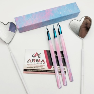 Pinces à épiler en acier inoxydable pour extensions de cils, très vendues, avec couleur et logo personnalisables, pointe précise et durable - Product Image 4