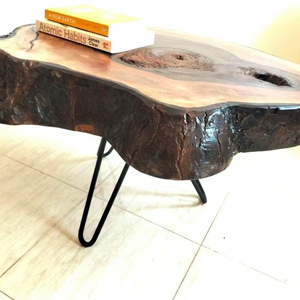 Table de salle à manger en résine époxy transparente de luxe, table basse en résine époxy pour salon, résine époxy d'Inde - Product Image 1