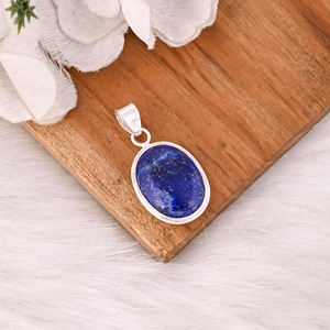 <b>Pendant</b> Jewelry <b>Lapis</b> Gemstone 925 Stamp Silver Women Wholesale <b>Pendant</b> 925 Sterling Silver Fine Jewelry <b>Pendant</b> - Product Image 3