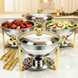 New Arrival Looking Metal Hotpot with Hammered Silver Lid Kitchenware Utensils Food Serving Dish Insulated <b>Pot</b> at Lowest Price - Product Image 5