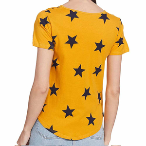 T-shirts personnalisés pour femmes, t-shirts unis d'été à col rond, t-shirts oversize décontractés pour femmes - Product Image 4