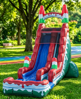Toboggan aquatique gonflable professionnel de 6 m pour piscine, château gonflable, certifié CE, garantie 3 ans, usage commercial