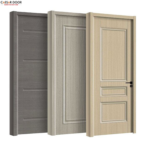 Puertas Modernas Minimalistas de WPC Resistentes a los Arañazos y Ecológicas, Puertas Interiores de Madera Compuesta para Supermercados y Comedores - Product Image 1