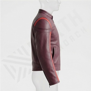 Veste de moto en cuir véritable pour homme de qualité supérieure, nouvelle arrivée, vestes de moto d'hiver, protections amovibles, personnalisables - Product Image 3