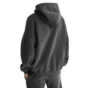 Sudadera con Capucha Lavada al Ácido, Personalizada, Extra Grande, Lisa, Vintage, Lavada al Ácido, Gruesa, para Hombre, Sudadera con Capucha Lavada al Ácido al por Mayor 2026 - Product Image 4