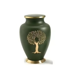 Hermosas urnas funerarias de aluminio grandes para cenizas de adultos, urna decorativa conmemorativa para cenizas de papá y mamá, urna funeraria. - Product Image 5