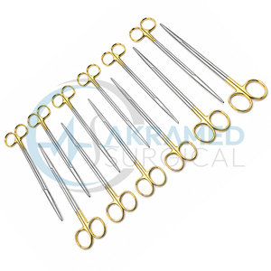 Juego de 12 Tijeras Metzenbaum TC, Rectas, de Carburo de Tungsteno, para Cirugía General, Instrumentos Quirúrgicos con Certificación CE - Product Image 4
