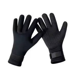 Gants de plongée thermiques à doigts entiers en néoprène, résistants aux coupures et antidérapants, pour la plongée sous-marine et la pêche au harpon, gants tendance mondiale - Product Image 4
