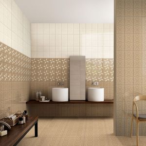 300x600 glossy white ceramic wall tile elegant minimalist design ideal for office interiors commercial buildings large <b>scale</b> - Product Image 2